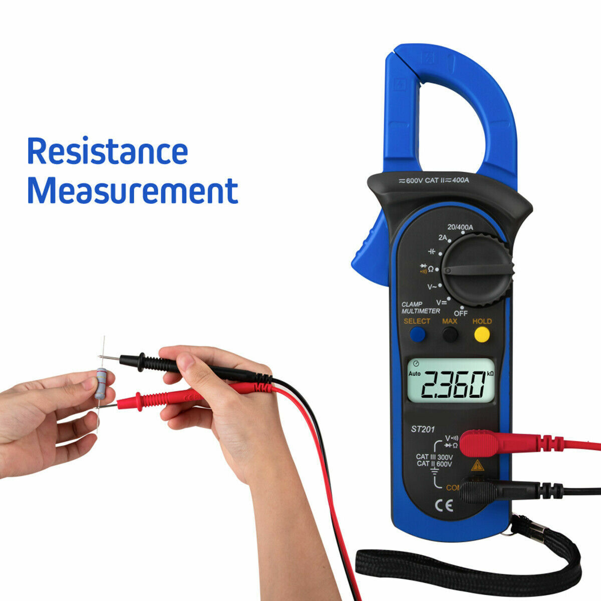 Professional Digital Clamp Meter - High-Precision AC/DC Multimeter & Electrical Circuit Tester