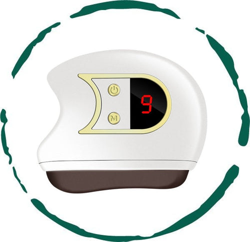 Electric Gua Sha Facial Sculpting Device - Heat & Vibration Therapy for Face & Neck