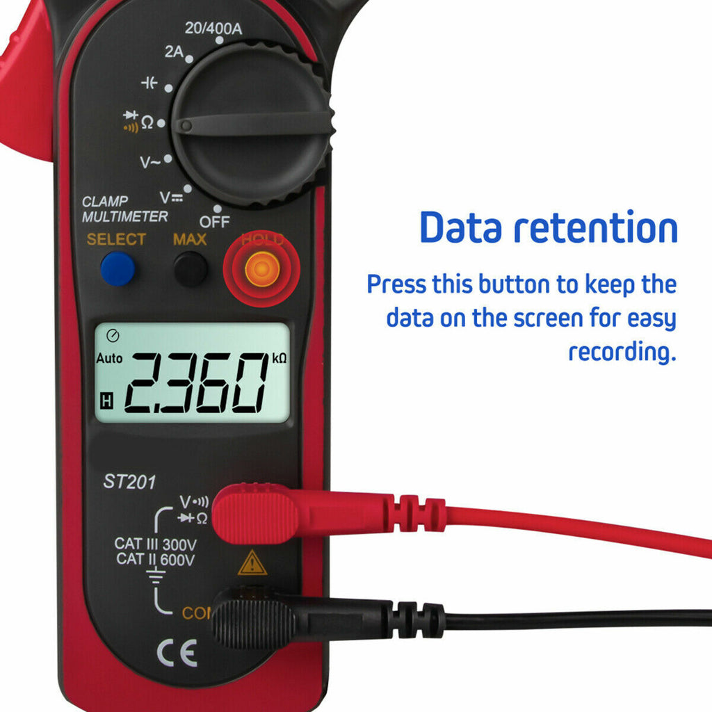 Professional Digital Clamp Meter - High-Precision AC/DC Multimeter & Electrical Circuit Tester