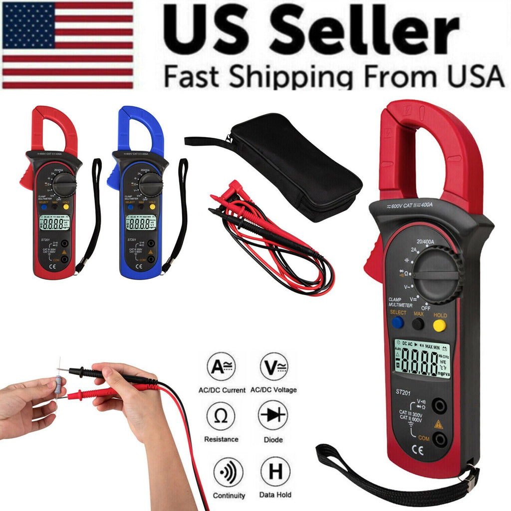 Professional Digital Clamp Meter - High-Precision AC/DC Multimeter & Electrical Circuit Tester