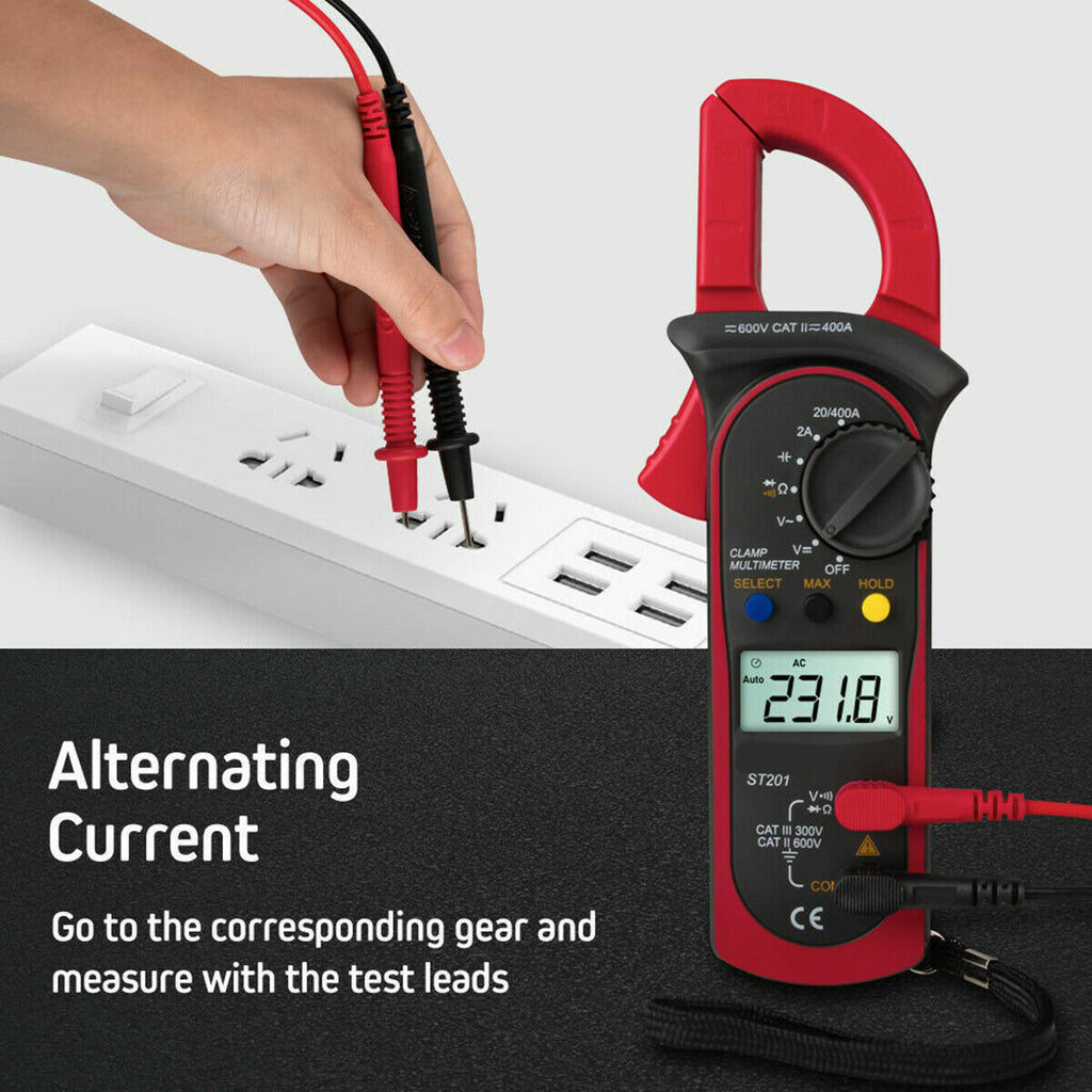 Professional Digital Clamp Meter - High-Precision AC/DC Multimeter & Electrical Circuit Tester