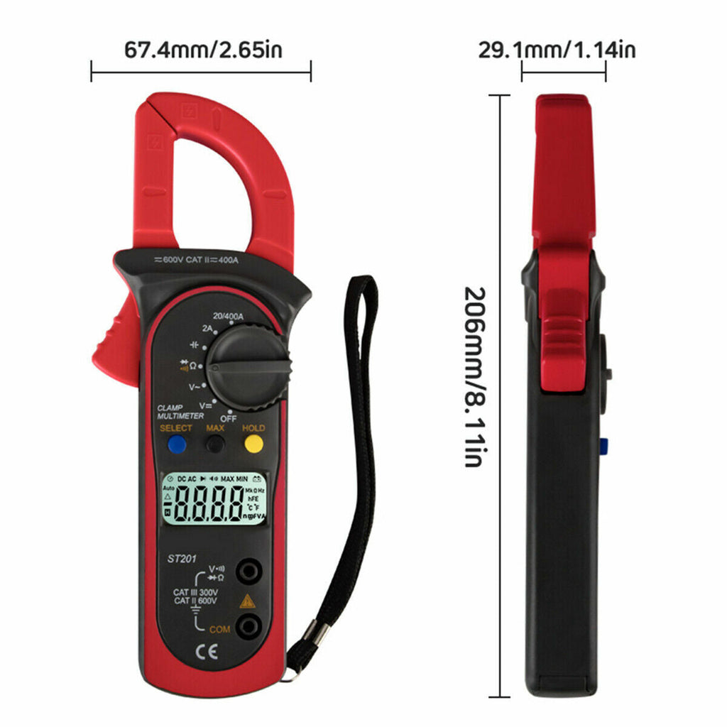 Professional Digital Clamp Meter - High-Precision AC/DC Multimeter & Electrical Circuit Tester