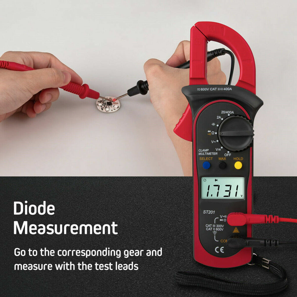 Professional Digital Clamp Meter - High-Precision AC/DC Multimeter & Electrical Circuit Tester
